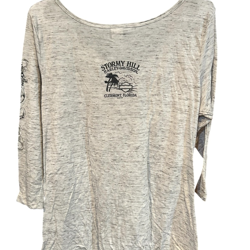 Harley-Davidson Women's Top with Black Graphic - Picture 2 of 8